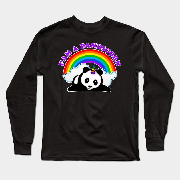 I am a Pandicorn Long Sleeve T-Shirt by Yeldar